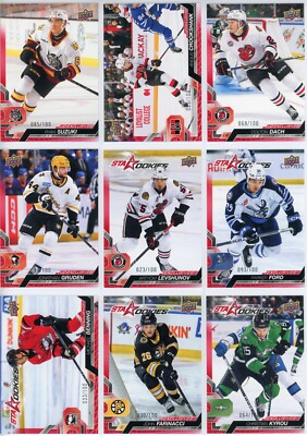U PICK LOT 2024-25 24-25 Upper Deck UD AHL EXCLUSIVES Parallel card set /100