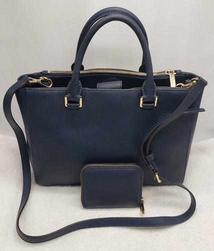 MICHAEL KORS Jet Set Travel Large Leather Tote Crossbody 3 Compartment W/ Wallet - Picture 2 of 11