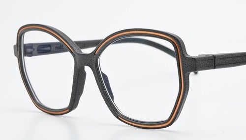 ROLF Glasses Frame Luna T01R A0750 3D Printed Butterfly Stone Grey Copper Light - Picture 4 of 9