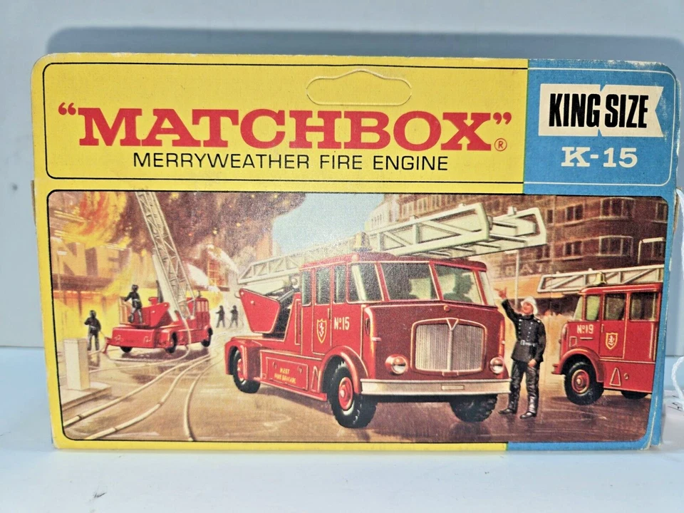 Matchbox K-15 King Size: Merryweather Fire Engine - New in original box - Image 4 of 4
