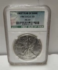 NGC MS69 1986 $1 American Silver Eagle