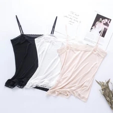 Knitted Silk Camisole Bottoming Tank Top Lace Sexy Mulberry Silk Camisole Top