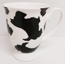 Elegant Exclusive Scottish Terrier Silhouettes Mug Bone China Scottie Royal Cup