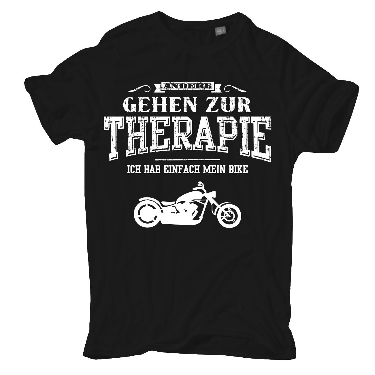 ALTRA T shirt Altri vanno in terapia HO IL MIO CHOPPER custom bike motocycle