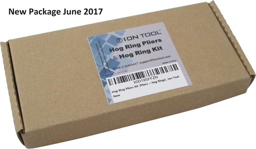 Hog Ring Pliers Set with 150 Galvanized Rings for Upholstery Fencing Crafting - Picture 8 of 8