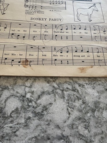 John W Schaum Piano Course ~ Pre-A Book Earliest Beginner ~ 1945 Workbook - Picture 6 of 16