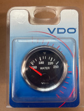 Vdo Vision Chrome 250f Temperature Gauge Part 310-1951 Vdo Vision Chrome 250f Temperature Gauge Part 310-1951