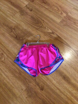 Soffe Athletic Running Shorts Lined Pink Black Women’s Size Small