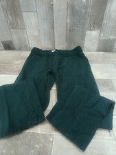 Levi's 513 Slim Straight Pants for Boys Dark Green Sz 12 Reg 26x26 Womens