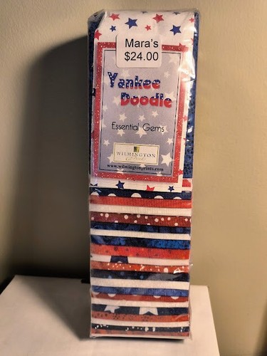 Wilmington Prints Essential Gems Yankee Doodle 24 2-1/2” x 44” Stoffstreifen