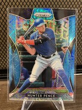 Hunter Pence 2019 Panini Prizm Baseball Blue Silver Prizm Mojo /399 #173