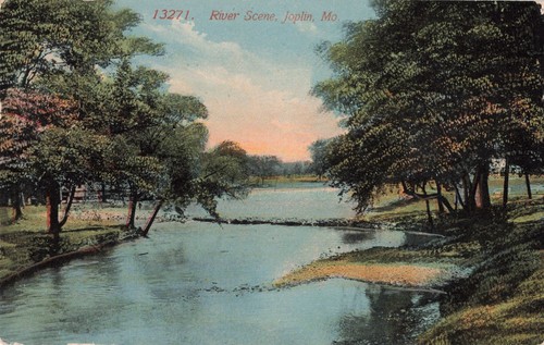 Flussszene Joplin Missouri um 1916 Postkarte F564