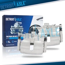 Pair Front Brake Calipers Brackets Assembly for Volkswagen Jetta Golf SportWagen