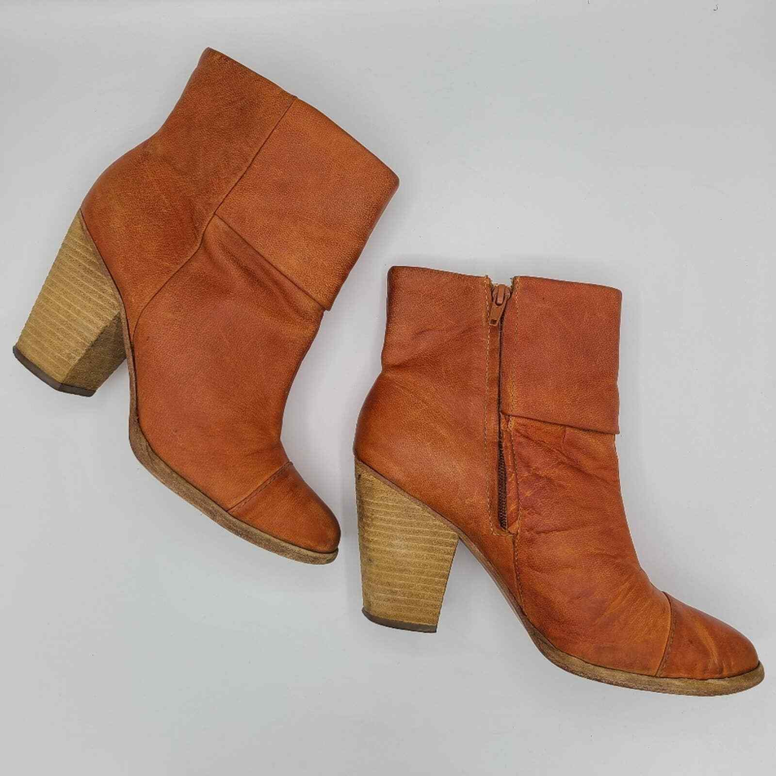 LL Bean Signature Leather Rust Colored 