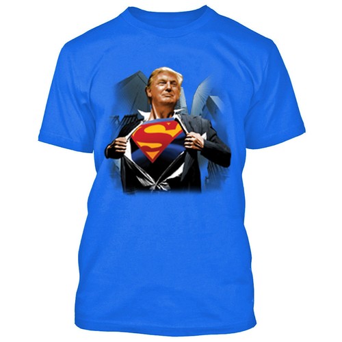 Camiseta de hombre Super Donald Trump para presidente Make America Great Again para hombre - Imagen 7 de 16