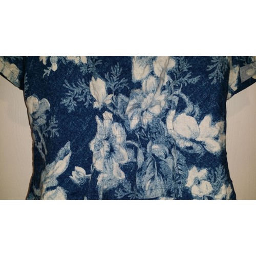 Abiti Napa Valley donna tg 8 blu floreale 2 pezzi boho full zip - Foto 8 di 10