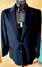 DANIEL CREMIEUX Unstructured Wool Blazer Jacket Sport Coat Large Elbow Patch