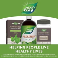 Nature's Way Chlorofresh, Liquid Chlorophyll, Healthy Skin & Body Detox 16 Fl Oz