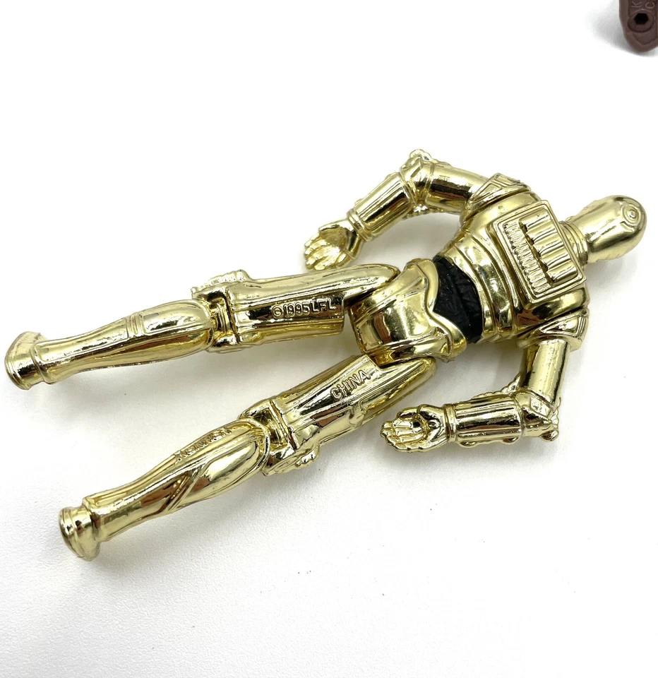 7 figuras de acción Kenner Star Wars 1995-1996 C-3PO Skywalker Chewbacca Leia de colección Foto 4 de 4