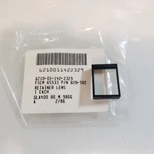 (2) SAFRAN ELECTRONICS RETAINER LENS 820-502 6210-01-142-2329