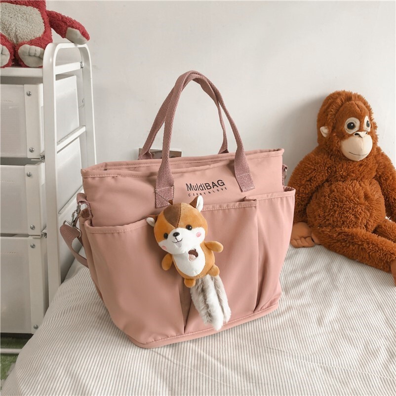 Nuevo 2024 Madre y Bebé Grande Maternidad Bolso de Hombro Moda Bebé Bolso de Pañales Mu