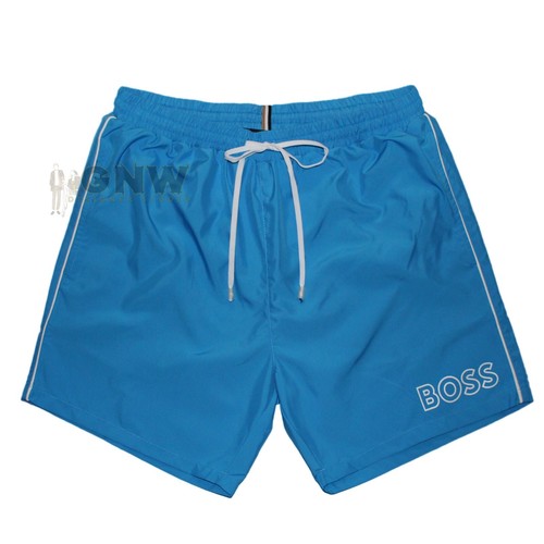 HUGO BOSS HOMBRE "STARFISH BM" NUEVO LOGO NATACIÓN CORTO SECADO RÁPIDO AZUL S-XXL - Imagen 7 de 12