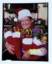 "Newhart" original CBS-TV photo transparency Tom Poston Christmas pose RARE