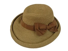 MAXIM Maxine Paper Hat Straw Beige Ribbon Women’s M Used