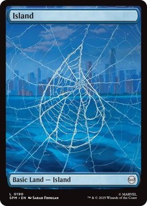 Island #190 Marvel's Spider-Man Regular Basic Land