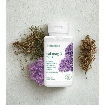 NUTRlLITE Cal Mag D Plus 180 Tablets Calcium VlTAMlN D Magnesium from Seaweed