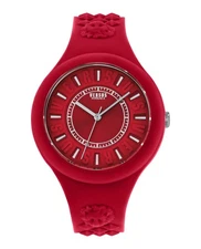 Versus Versace Womens  Red 39mm Strap Fashion Watch