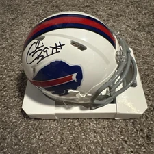 Cornelius Bennett Signed Buffalo Bills Mini Helmet With Beckett COA