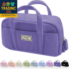 Large Pencil Case Pouch, Extra Big Pencil Bag with 5 Compartments, Pen Bag Wide