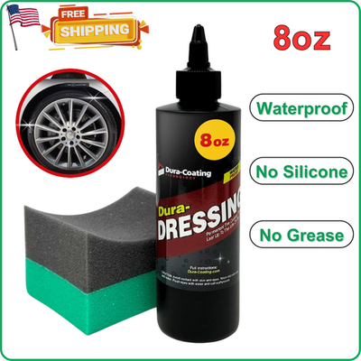 dura dressing Go to dura-coating.c om , Now in Gloss and Satin Matte!, Over 150,000 people per year make the switch to Dura-Dressing Tire Coating and leave the slimy, silicone tire dressings that sling behind! ,