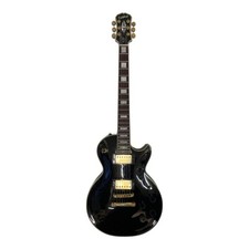 Guitarra Eléctrica Epiphone Les Paul Custom 2005 Black Gold Hardware Usada