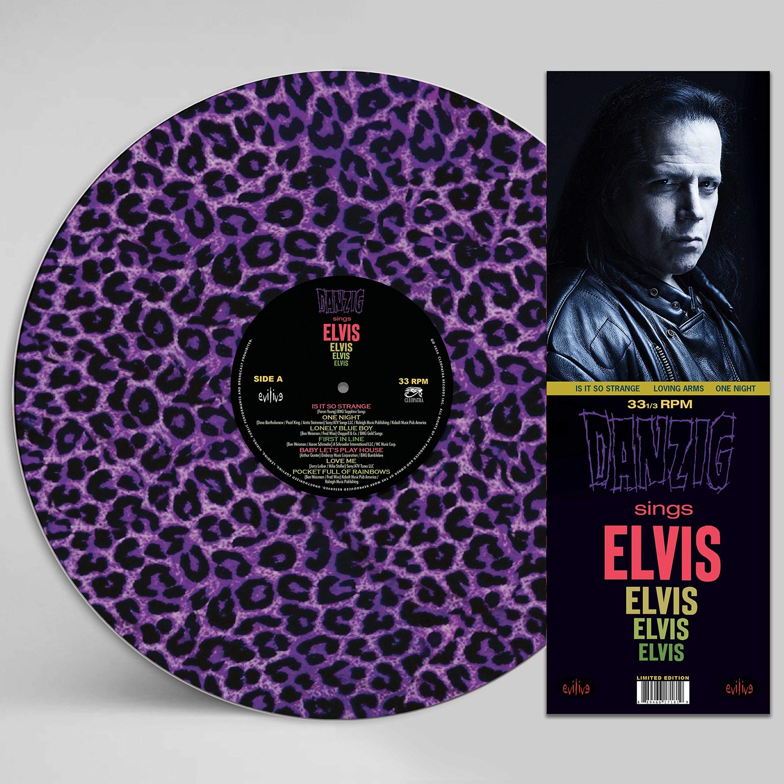 Danzig Sings Elvis (Purple Leopard Print) LP Vinyl NEW | eBay