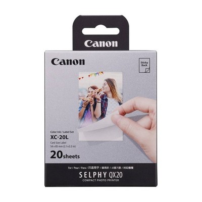 Original Canon XC-20L Tinte & Papier Set, 54 x 85 mm - 20 Drucke (6755C002)