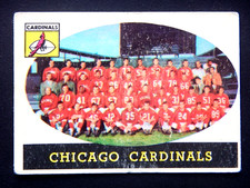 Chicago Cardinals Team #69 Topps 1958 Football Card (Chicago Cardinals)