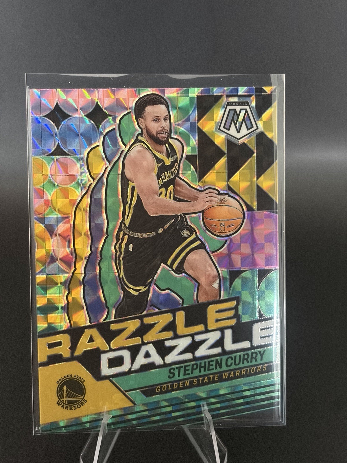 2023-24 Panini Mosaic - Razzle Dazzle Stephen Curry #2 Prizm