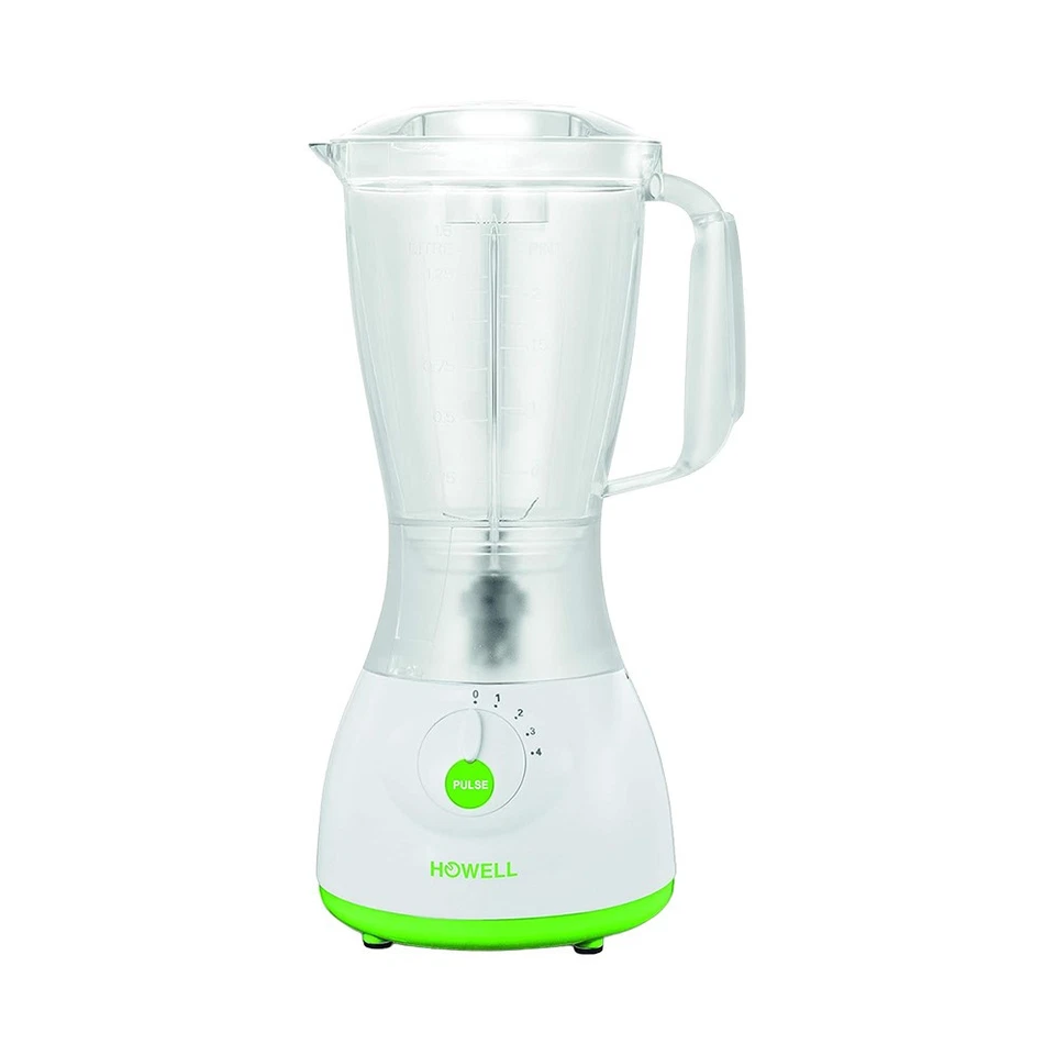 Frullatore con Bicchiere HOWELL 350W Capacità 1.5lt 4 Velocità e Lame in Acciaio - Immagine 3 di 4
