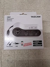 TASCAM iXZ Audio Interface Adapter for iPad, iPhone, iPod, Microphone Guitar NIB