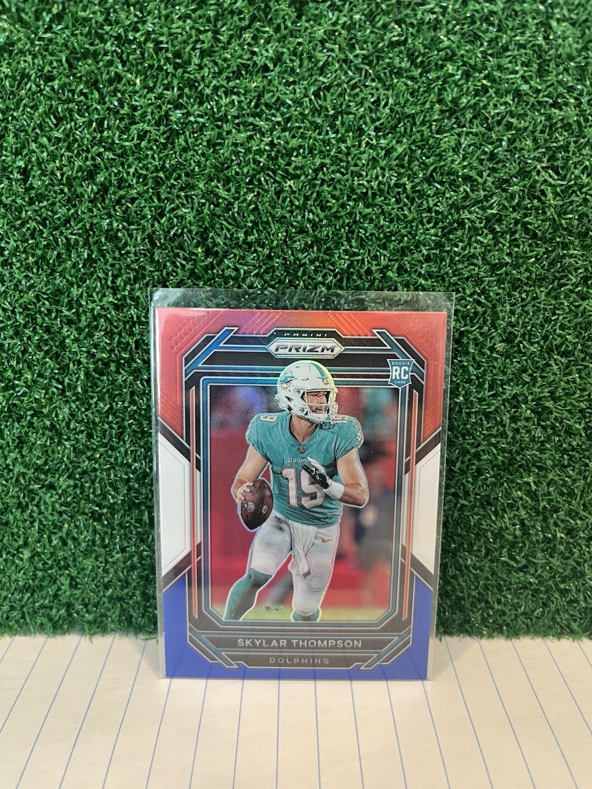 2022 Panini Prizm Skylar Thompson #354 Red White Blue Prizm