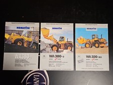 Macchine Movimento Terra Komat'su Depliant 3Pz Lotto 58