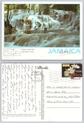 c31515 Dunn's River Falls Ocho Rios Jamaika Postkarte 1997 Briefmarke