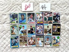Texas Rangers Lot of (30) In Person & TTM Autograph Auto 1969-2014 Stars RCs
