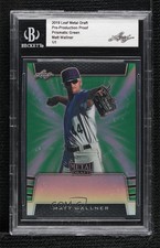 2019 Leaf Metal Draft Pre-Production Proof Green Unsigned 1/1 Matt Wallner s5j