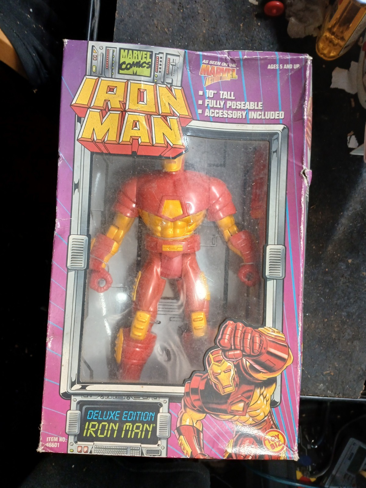 Marvel Iron Man Deluxe Edition 10” Figure 1994 Toy Biz Mip