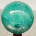 2400G Natural green fluorite Quartz Sphere Crystal Energy Ball Reiki Healing — photo 4