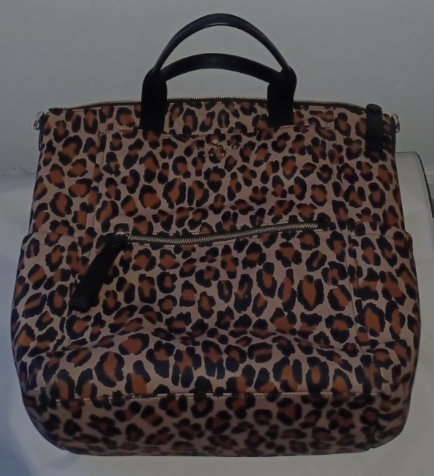 AUTHENTIC KATE SPADE LEOPARD COMPUTER/DIAPER LIGH… - image 3
