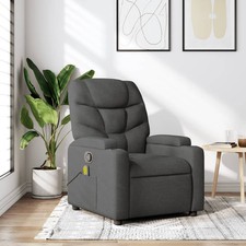 Massage Recliner Chair Dark grey